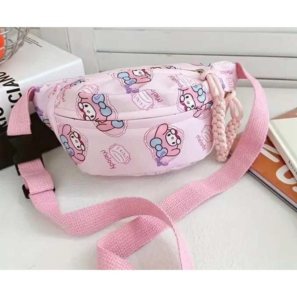My Melody‎ Fanny Pack Pink Kawaii Crossbody Bag Women Girls Cute Sanrio